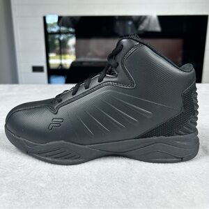 Fila Entrapment 6 Basketball Shoes Kids 7 Black On Black Performance Sneakers